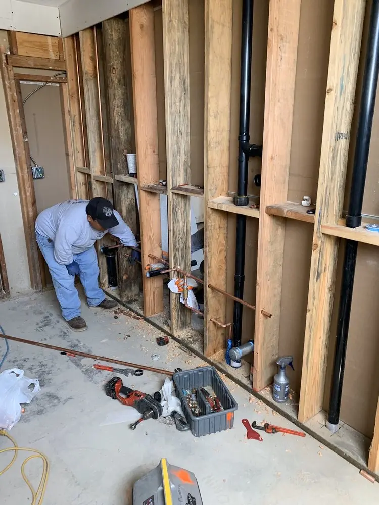 Commercial rough-in plumbing for Gas Line Repair in Scipio Center